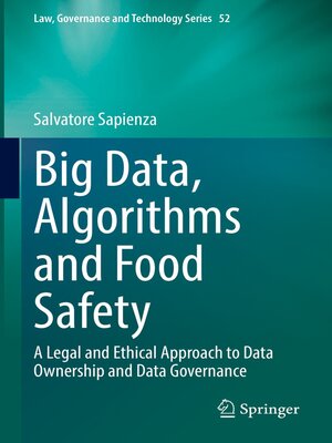cover image of Big Data, Algorithms and Food Safety
